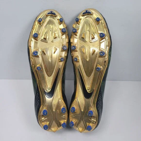 Nike Field General 3 Elite TD Men's Green Gold Football Cleats Us Size 12 - Picture 8 of 9